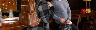 Mochilas de couro - Enluaze
