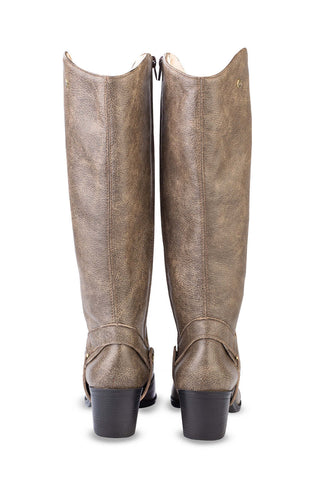 Bota de couro 2 em 1 montaria 003 - Enluaze - Bolsas, Mochilas e Acessórios em Couro Legítimo