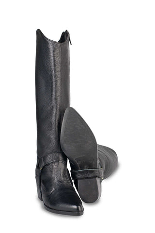 Bota de couro 2 em 1 montaria 003 - Enluaze - Bolsas, Mochilas e Acessórios em Couro Legítimo