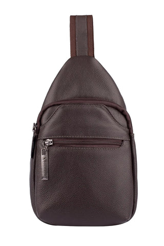Mini mochila transversal de couro Jeff - Enluaze - Bolsas, Mochilas e Acessórios em Couro Legítimo