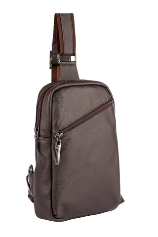 Mini mochila transversal de couro Eric - Enluaze - Bolsas, Mochilas e Acessórios em Couro Legítimo