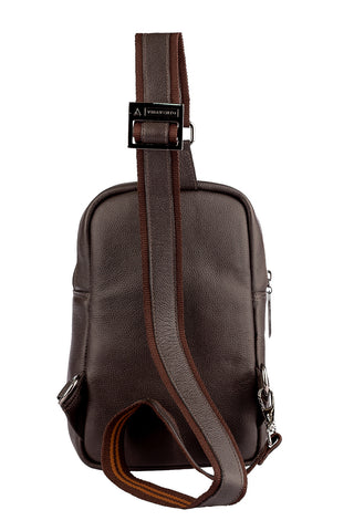 Mini mochila transversal de couro Eric - Enluaze - Bolsas, Mochilas e Acessórios em Couro Legítimo