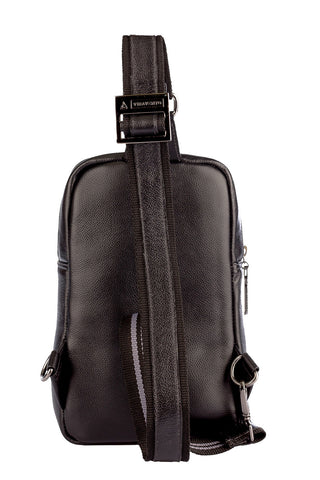 Mini mochila transversal de couro Eric - Enluaze - Bolsas, Mochilas e Acessórios em Couro Legítimo