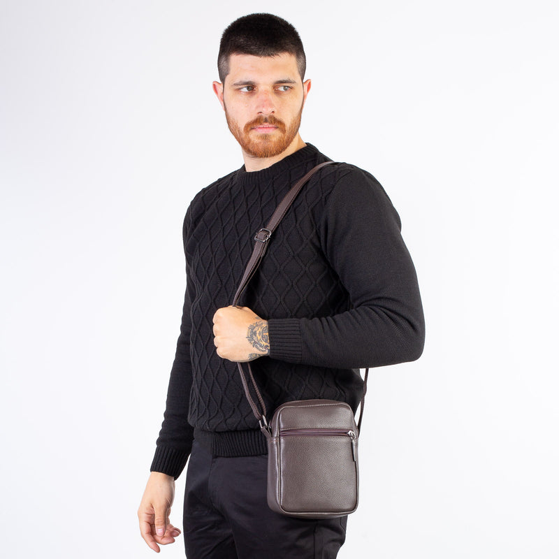 Bolsa shoulder bag de couro Pietro