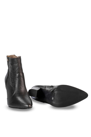 Bota de couro 2 em 1 salto grosso 052 - Enluaze - Bolsas, Mochilas e Acessórios em Couro Legítimo