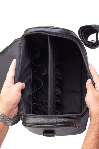 Frasqueira de couro para viagem Roma - Enluaze - Bolsas, Mochilas e Acessórios em Couro Legítimo