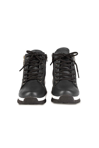 Tênis botinha de couro feminina 090 - Enluaze - Bolsas, Mochilas e Acessórios em Couro Legítimo