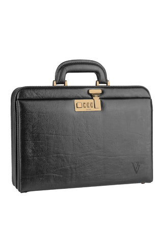 Maleta pequena em couro com segredo Doctor - Enluaze - Bolsas, Mochilas e Acessórios em Couro Legítimo