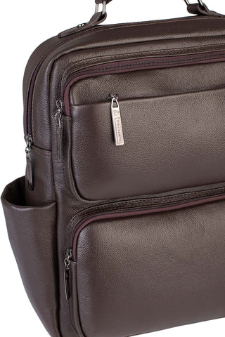 Mochila masculina de couro Lucca - Enluaze - Bolsas, Mochilas e Acessórios em Couro Legítimo