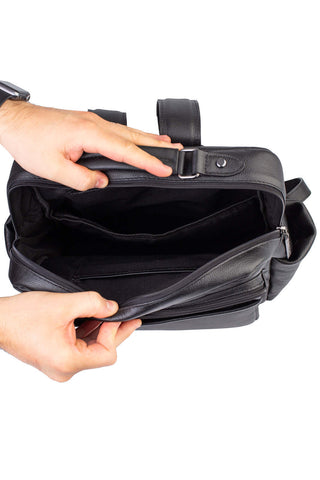 Mochila masculina de couro Lucca - Enluaze - Bolsas, Mochilas e Acessórios em Couro Legítimo