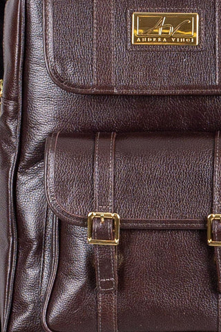 Mochila de couro liso Trip - Enluaze - Bolsas, Mochilas e Acessórios em Couro Legítimo