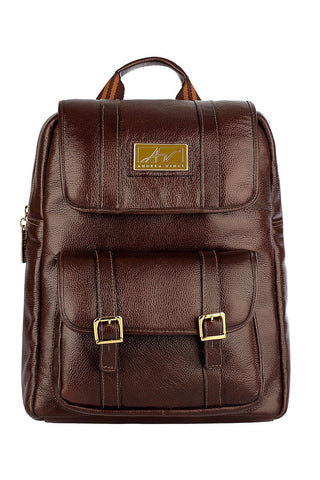 Mochila de couro liso Trip - Enluaze - Bolsas, Mochilas e Acessórios em Couro Legítimo
