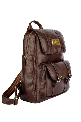 Mochila de couro liso Trip - Enluaze - Bolsas, Mochilas e Acessórios em Couro Legítimo