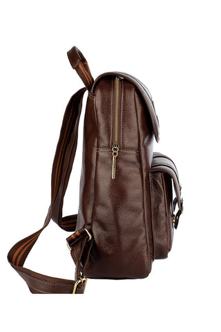 Mochila de couro liso Trip - Enluaze - Bolsas, Mochilas e Acessórios em Couro Legítimo