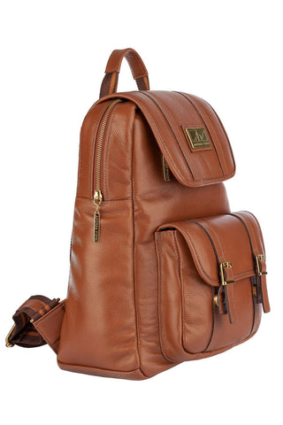 Mochila de couro liso Trip - Enluaze - Bolsas, Mochilas e Acessórios em Couro Legítimo