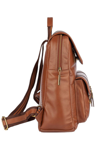 Mochila de couro liso Trip - Enluaze - Bolsas, Mochilas e Acessórios em Couro Legítimo