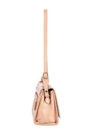 Bolsa pequena transversal de couro croco Deise - Enluaze - Bolsas, Mochilas e Acessórios em Couro Legítimo