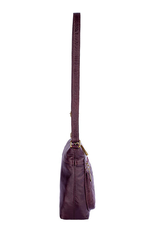 Bolsa transversal matelassê de couro liso Bia - Enluaze - Bolsas, Mochilas e Acessórios em Couro Legítimo