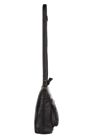 Bolsa transversal matelassê de couro liso Bia - Enluaze - Bolsas, Mochilas e Acessórios em Couro Legítimo