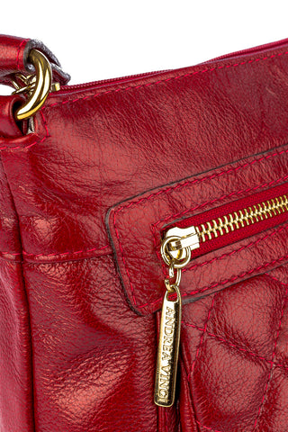 Bolsa transversal matelassê de couro liso Bia - Enluaze - Bolsas, Mochilas e Acessórios em Couro Legítimo