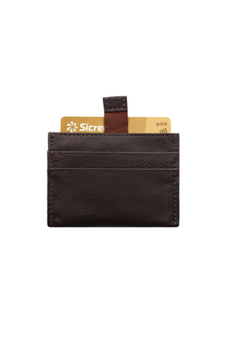 Porta cartões de couro floater Yan 8x10cm - Enluaze - Bolsas, Mochilas e Acessórios em Couro Legítimo
