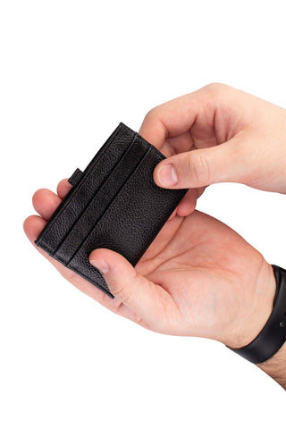 Porta cartões de couro floater Yan 8x10cm - Enluaze - Bolsas, Mochilas e Acessórios em Couro Legítimo