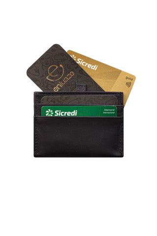 Porta cartões de couro italiano Yan 8x10cm - Enluaze - Bolsas, Mochilas e Acessórios em Couro Legítimo