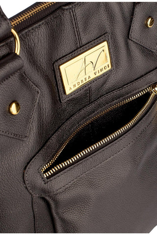 Bolsa mochila de couro liso Lívia - Enluaze - Bolsas, Mochilas e Acessórios em Couro Legítimo