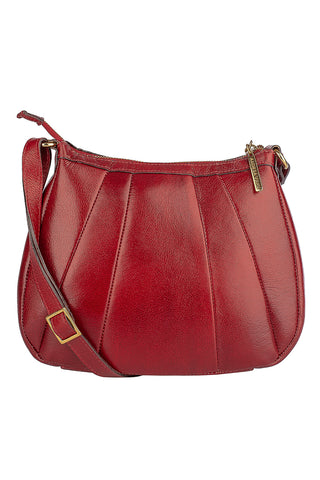 Bolsa transversal em couro liso Greice - Enluaze - Bolsas, Mochilas e Acessórios em Couro Legítimo