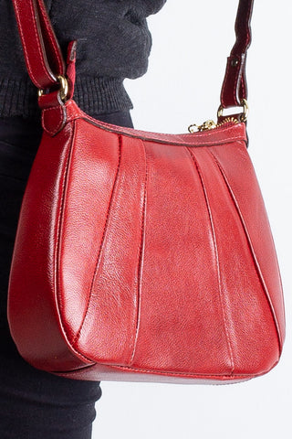 Bolsa transversal em couro liso Greice - Enluaze - Bolsas, Mochilas e Acessórios em Couro Legítimo