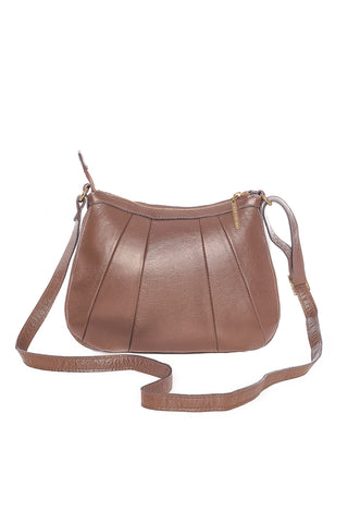 Bolsa transversal em couro liso Greice - Enluaze - Bolsas, Mochilas e Acessórios em Couro Legítimo