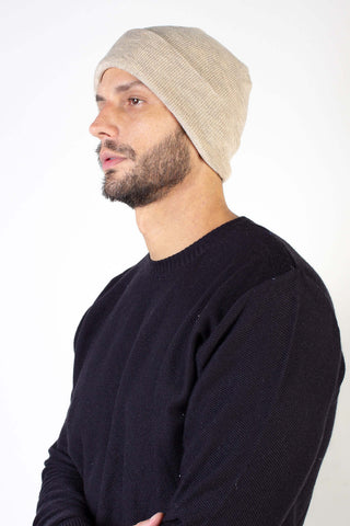 Gorro masculino de inverno em malha tricô 50449 - Enluaze - Vestuário e Acessórios em Couro Legítimo