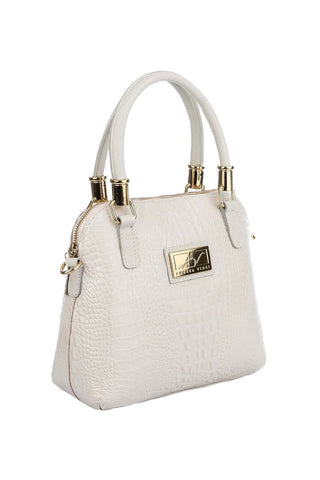 Bolsa baú de couro croco Donna - Enluaze - Bolsas, Mochilas e Acessórios em Couro Legítimo