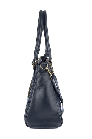 Bolsa de couro com divisórias croco Tiffy - Enluaze - Bolsas, Mochilas e Acessórios em Couro Legítimo