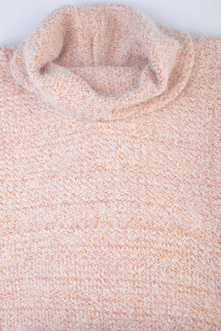Poncho feminino de malha gola alta com manga 61497 - Enluaze - Vestuário e Acessórios em Couro Legítimo