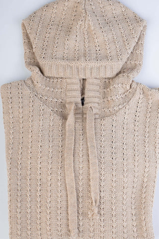 Blusa de malha feminina tricot com capuz 61531 - Enluaze - Vestuário e Acessórios em Couro Legítimo