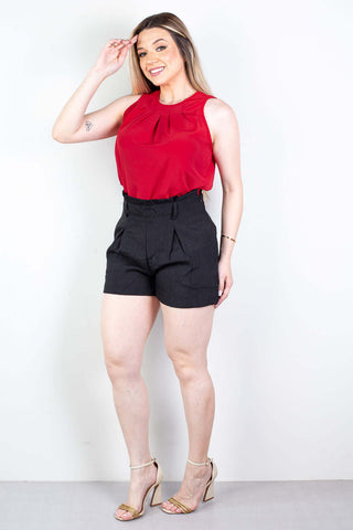 Blusa regata feminina 64390 - Enluaze - Vestuário e Acessórios em Couro Legítimo