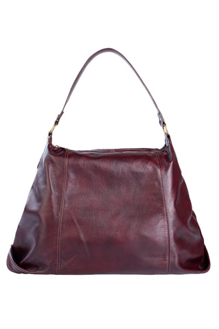Bolsa saco grande de couro liso Cris - Enluaze - Bolsas, Mochilas e Acessórios em Couro Legítimo