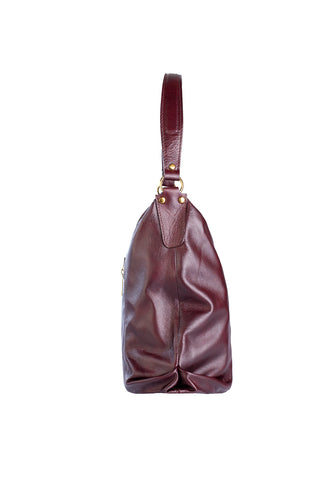Bolsa saco grande de couro liso Cris - Enluaze - Bolsas, Mochilas e Acessórios em Couro Legítimo