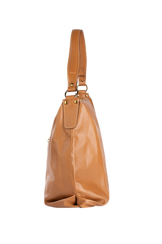 Bolsa saco grande de couro liso Cris - Enluaze - Bolsas, Mochilas e Acessórios em Couro Legítimo