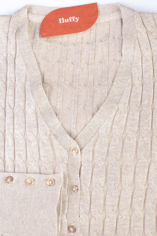 Casaco cardigan com botões 70870 - Enluaze - Vestuário e Acessórios em Couro Legítimo