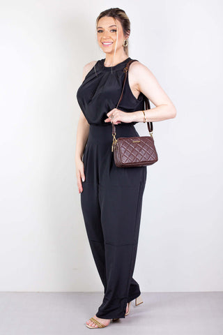 Bolsa pequena de couro matelassê Beatriz - Enluaze - Bolsas, Mochilas e Acessórios em Couro Legítimo