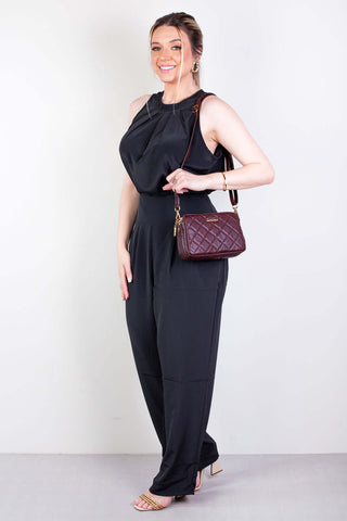 Bolsa pequena de couro matelassê Beatriz - Enluaze - Bolsas, Mochilas e Acessórios em Couro Legítimo