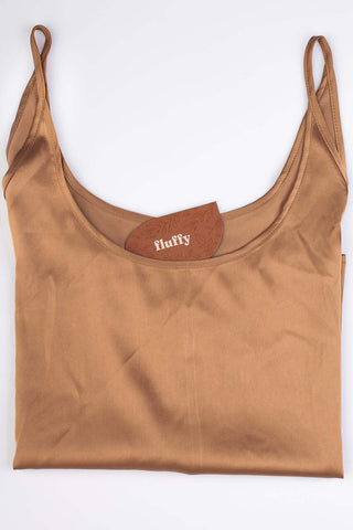 Blusa feminina de alcinha cetim 71103 - Enluaze - Vestuário e Acessórios em Couro Legítimo