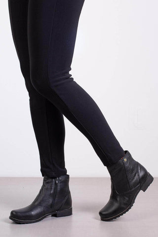 Bota feminina de couro cano curto 7600 - Enluaze - Bolsas, Mochilas e Acessórios em Couro Legítimo