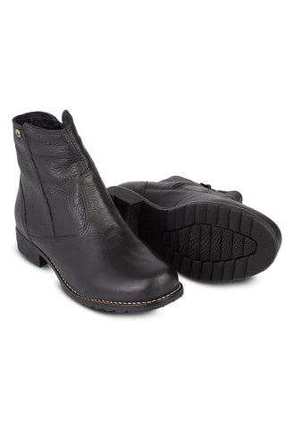 Bota feminina de couro cano curto 7600 - Enluaze - Bolsas, Mochilas e Acessórios em Couro Legítimo