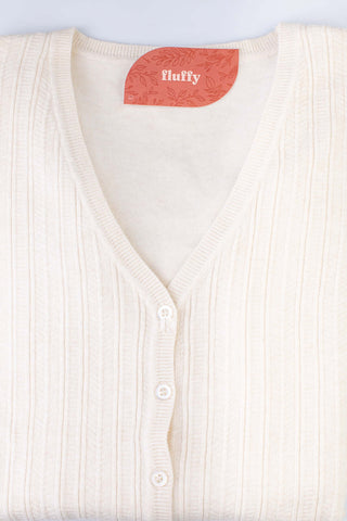 Casaquinho feminino gola v botões 81099 - Enluaze - Vestuário e Acessórios em Couro Legítimo