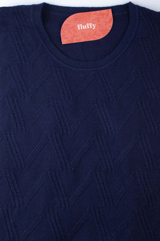 Blusa gola redonda feminina 81158 - Enluaze - Vestuário e Acessórios em Couro Legítimo