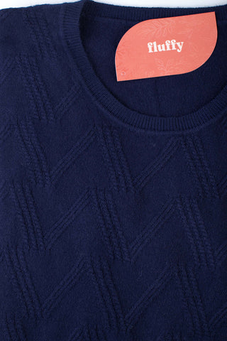 Blusa gola redonda feminina 81158 - Enluaze - Vestuário e Acessórios em Couro Legítimo