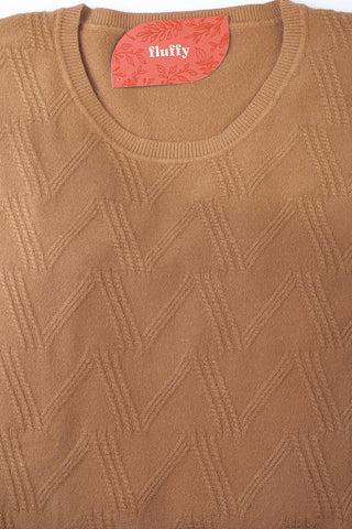 Blusa gola redonda feminina 81158 - Enluaze - Vestuário e Acessórios em Couro Legítimo